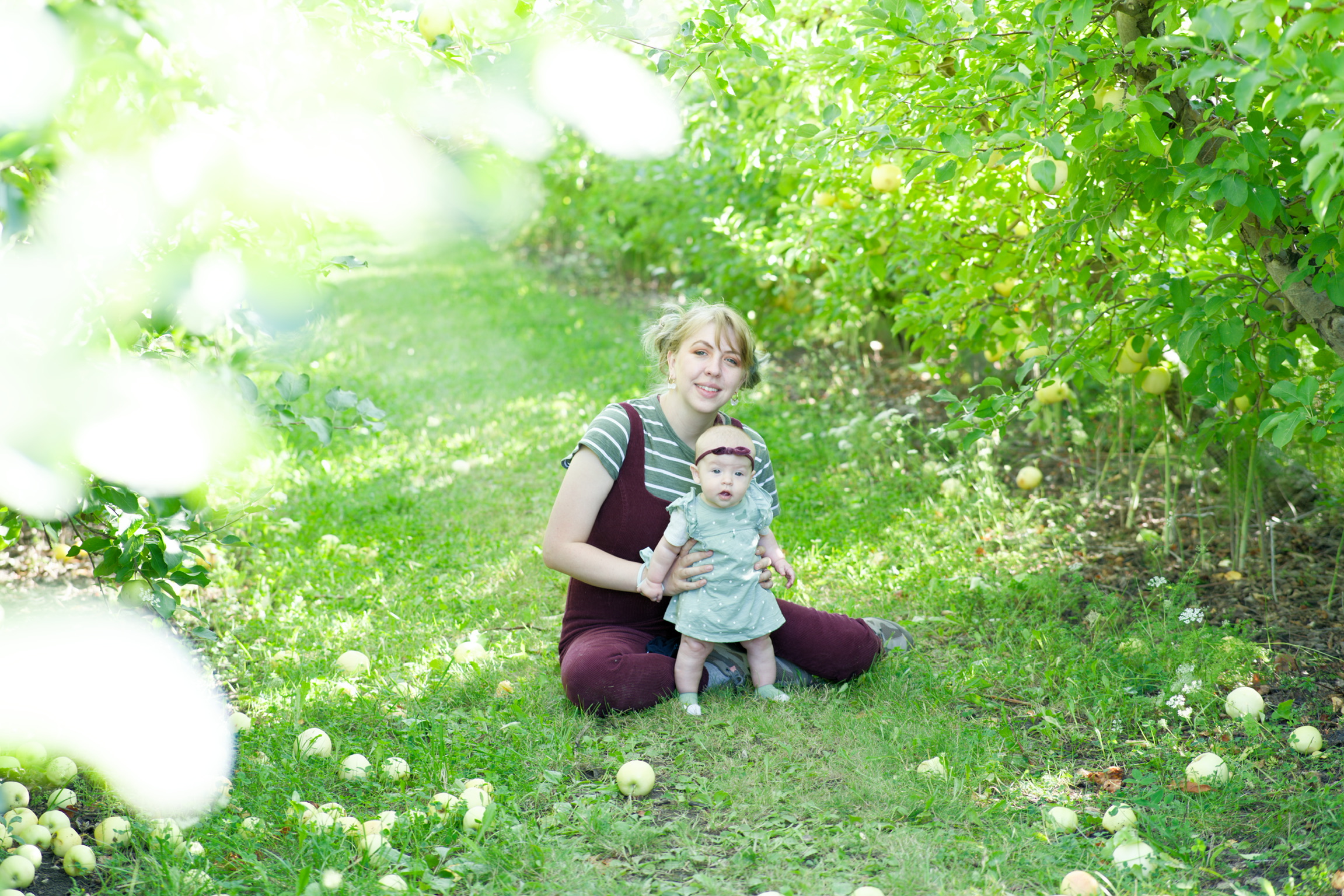 A candid outdoor portrait captured by N.B. Dobbins Photography